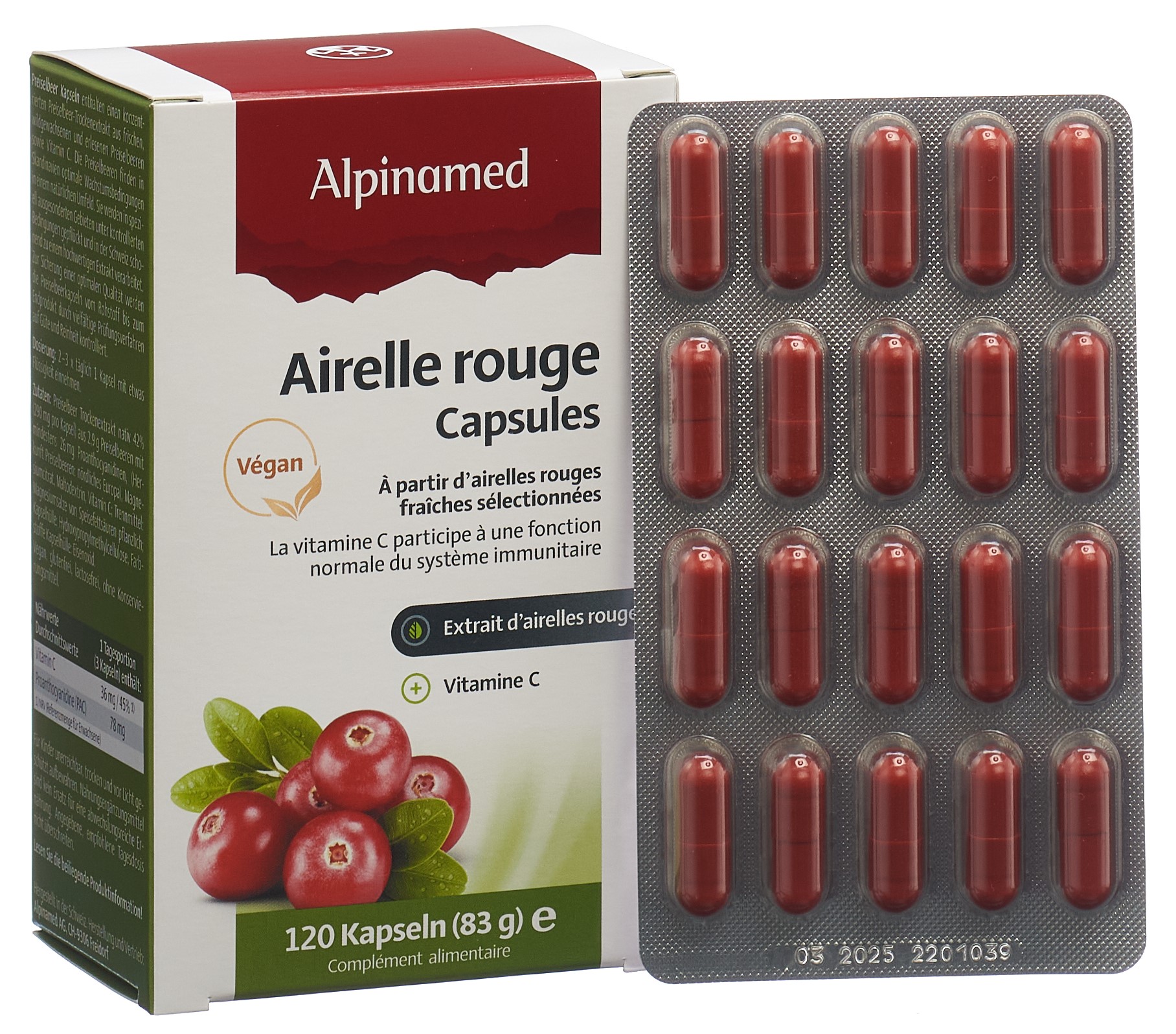 ALPINAMED Preiselbeer Kaps 120 Stk – Bild 6