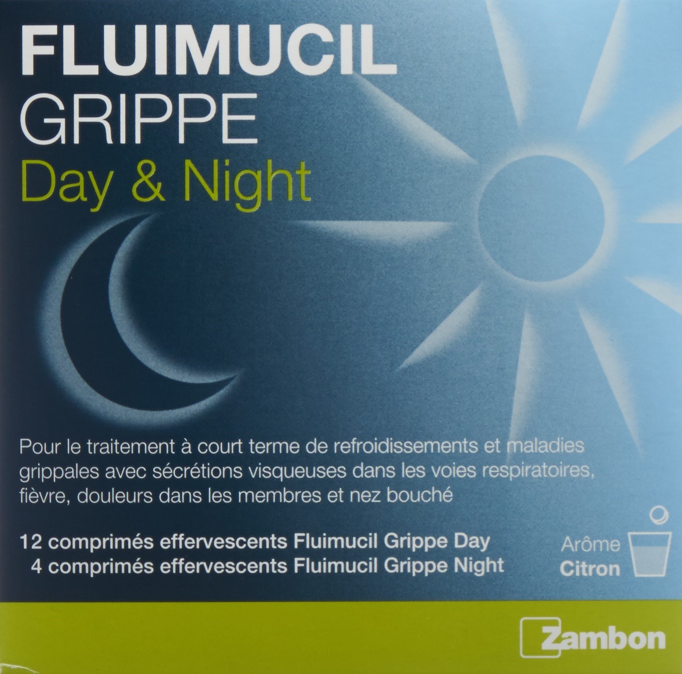 FLUIMUCIL Grippe Day Night Brausetabl Btl 16 Stk – Bild 2