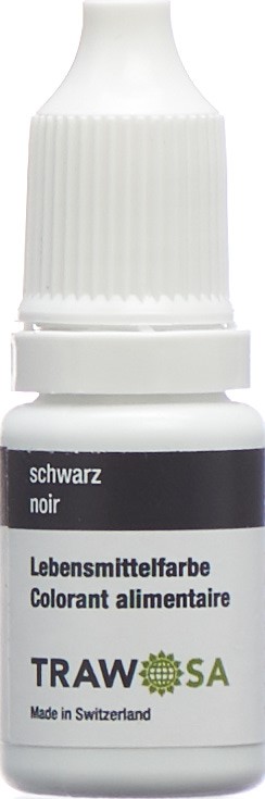 TRAWOSA Lebensmittelfarbstoff schwarz 10 ml