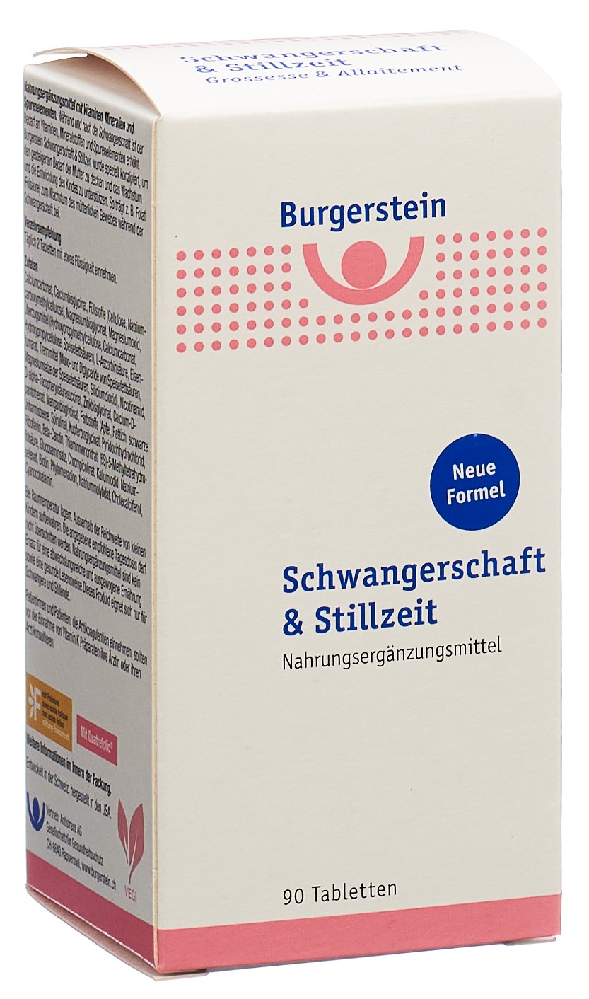 BURGERSTEIN Schwangerschaft&Stillzeit Tabl 90 Stk – Bild 3