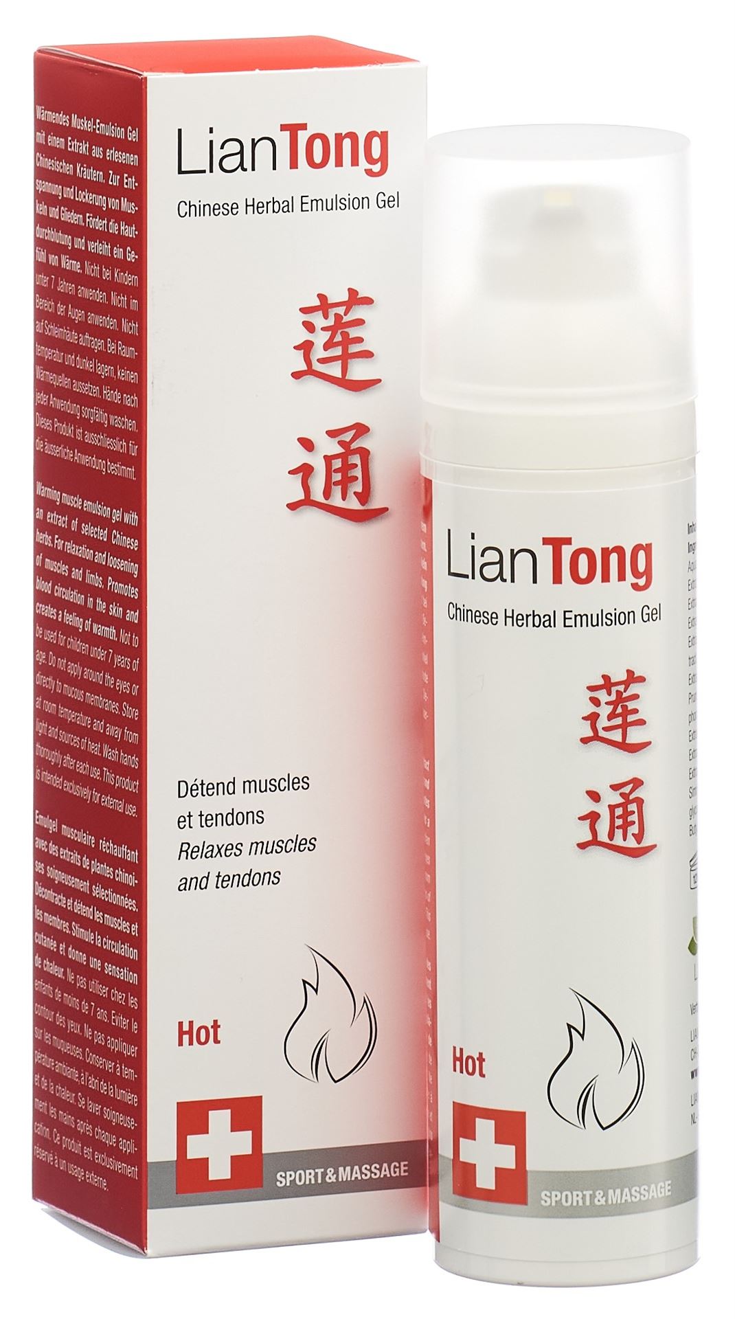 LIANTONG Chinese Herbal Emulsion Gel Hot 75 ml – Bild 6