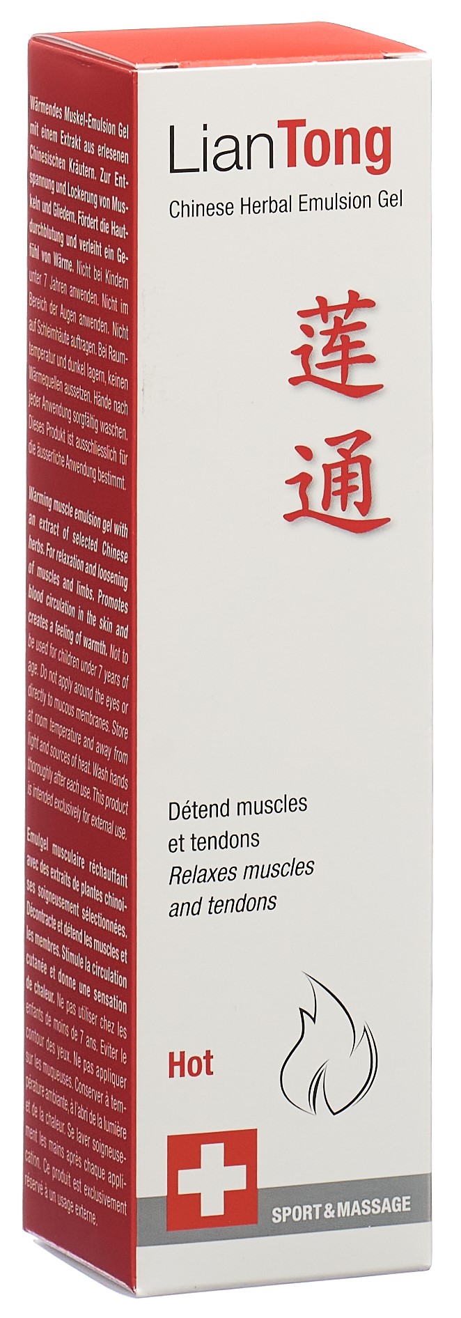 LIANTONG Chinese Herbal Emulsion Gel Hot 75 ml – Bild 4