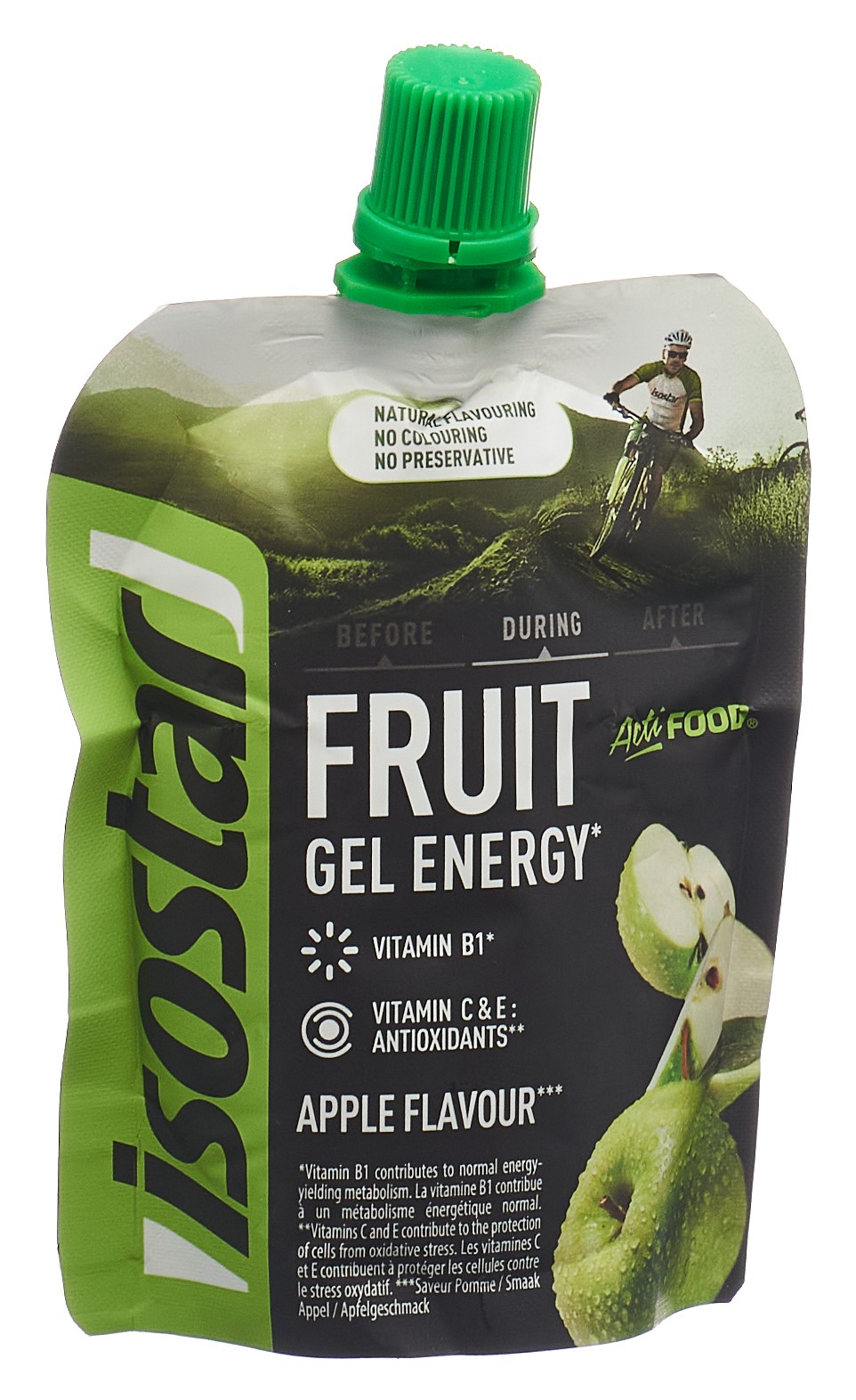 ISOSTAR Actifood Energiekonz Gel Apple 90 g – Bild 2