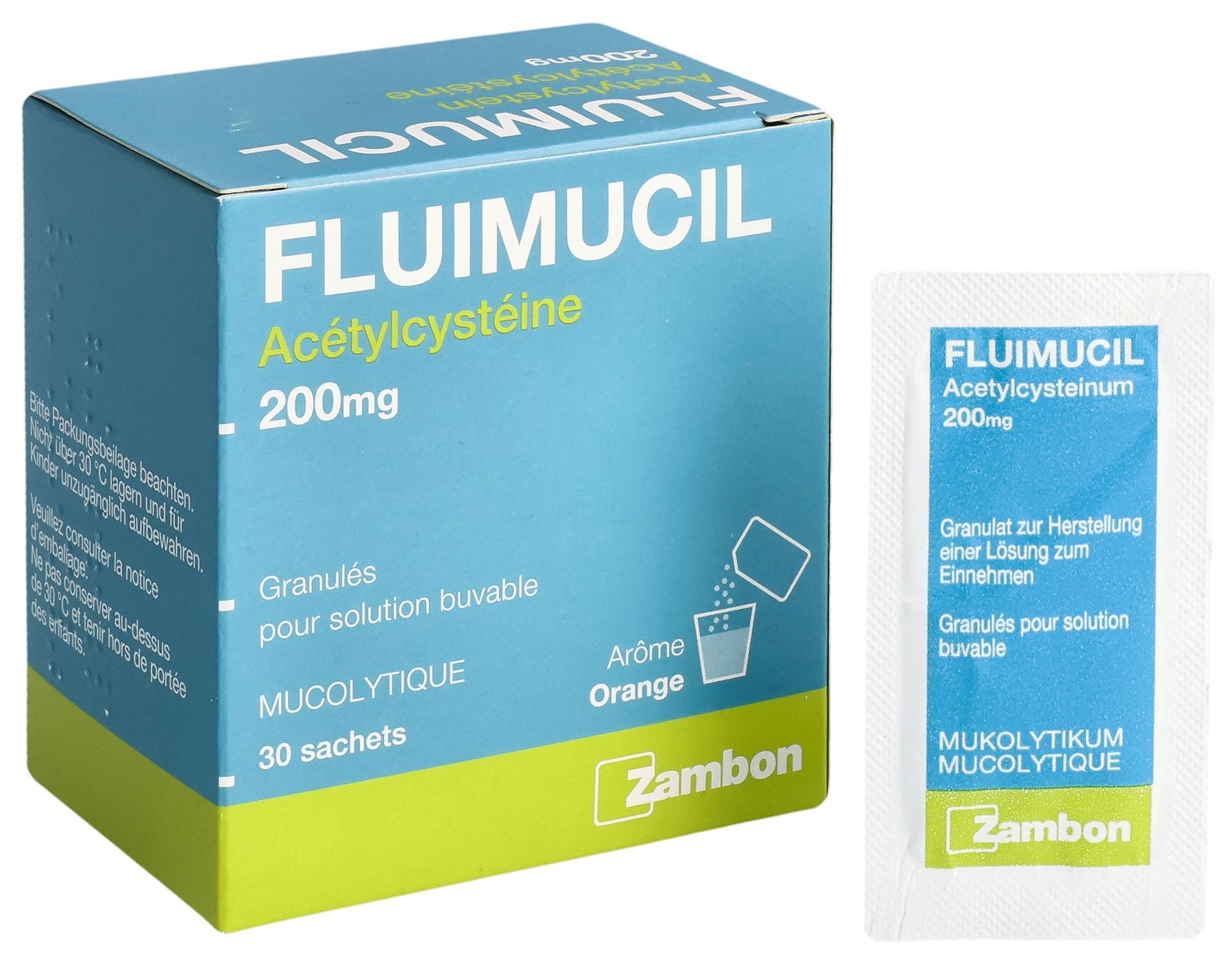 FLUIMUCIL Gran 200 mg Erw Btl 30 Stk – Bild 6