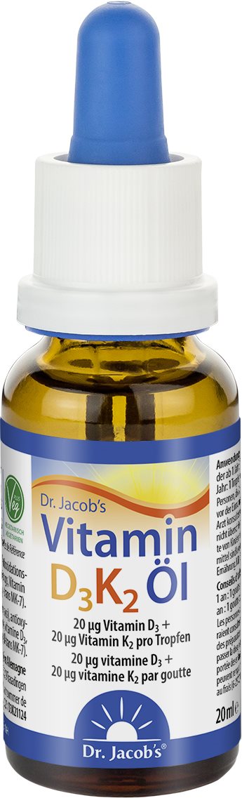DR. JACOB'S Vitamin D3K2 Öl 20 ml