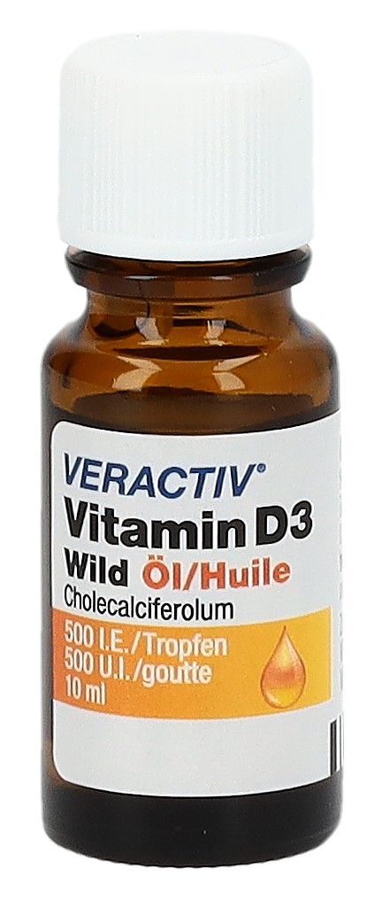 VERACTIV Vitamin D3 Wild Öl 500 IE/Tropfen 10 ml – Bild 7