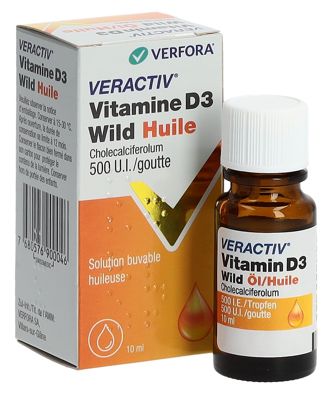 VERACTIV Vitamin D3 Wild Öl 500 IE/Tropfen 10 ml – Bild 6