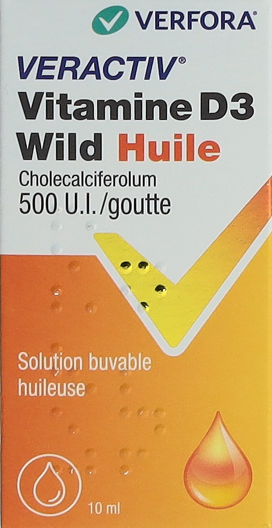 VERACTIV Vitamin D3 Wild Öl 500 IE/Tropfen 10 ml – Bild 2