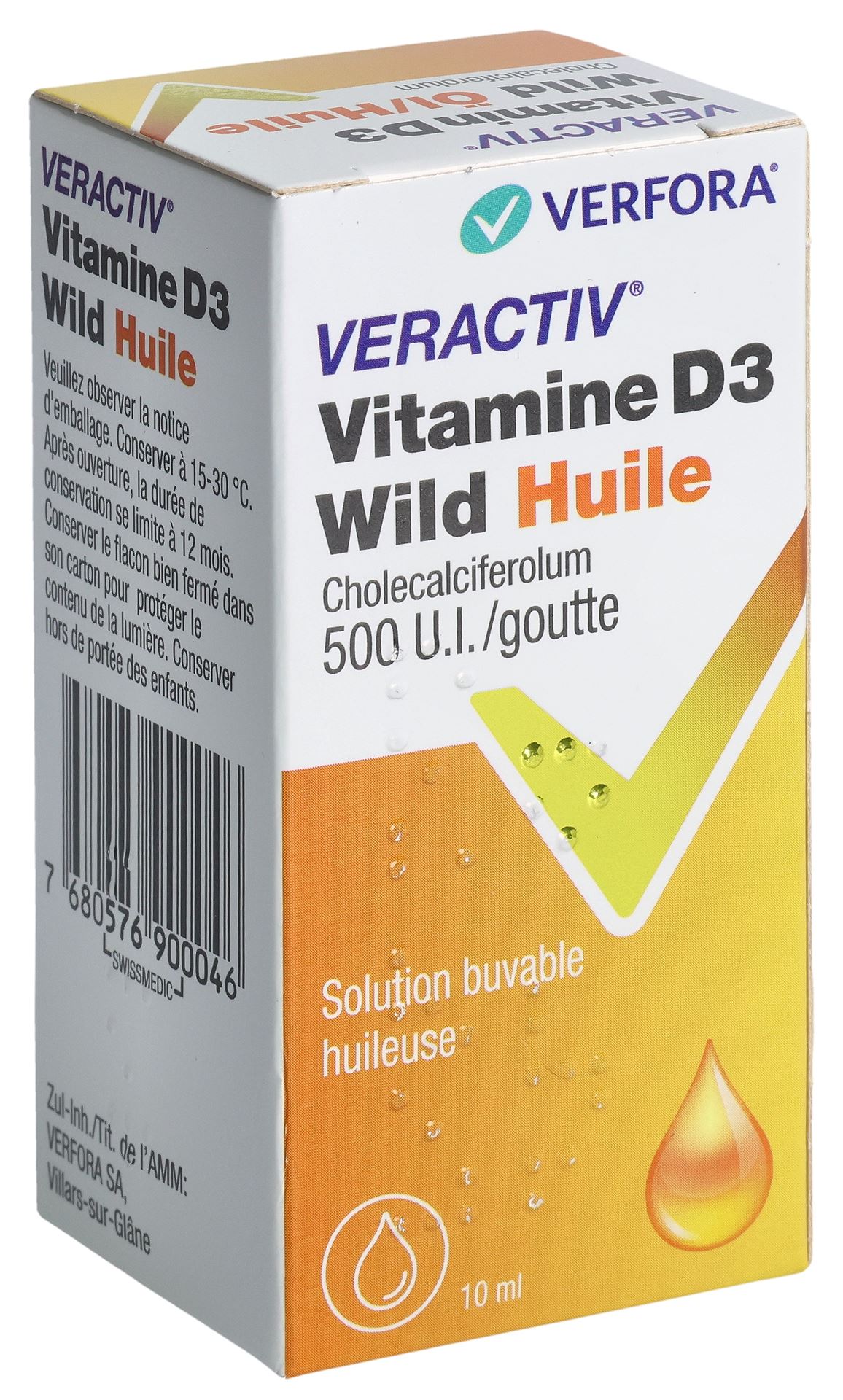 VERACTIV Vitamin D3 Wild Öl 500 IE/Tropfen 10 ml – Bild 4