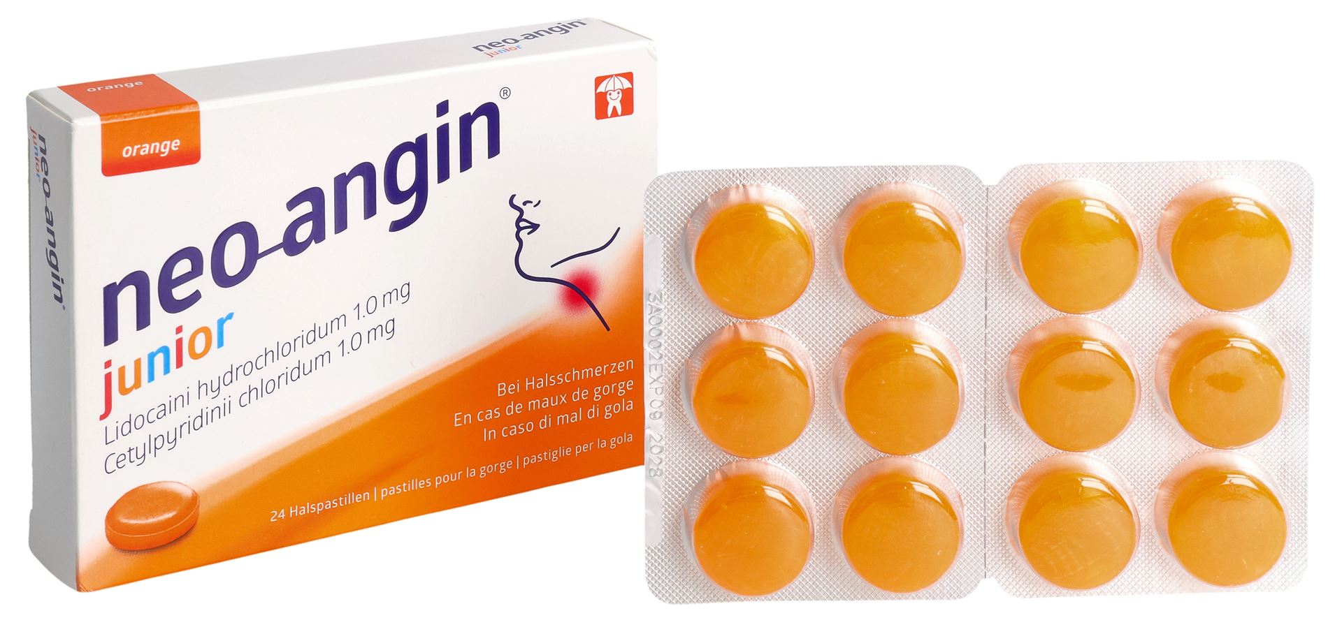 NEO-ANGIN junior Lutschtabl 24 Stk – Bild 3