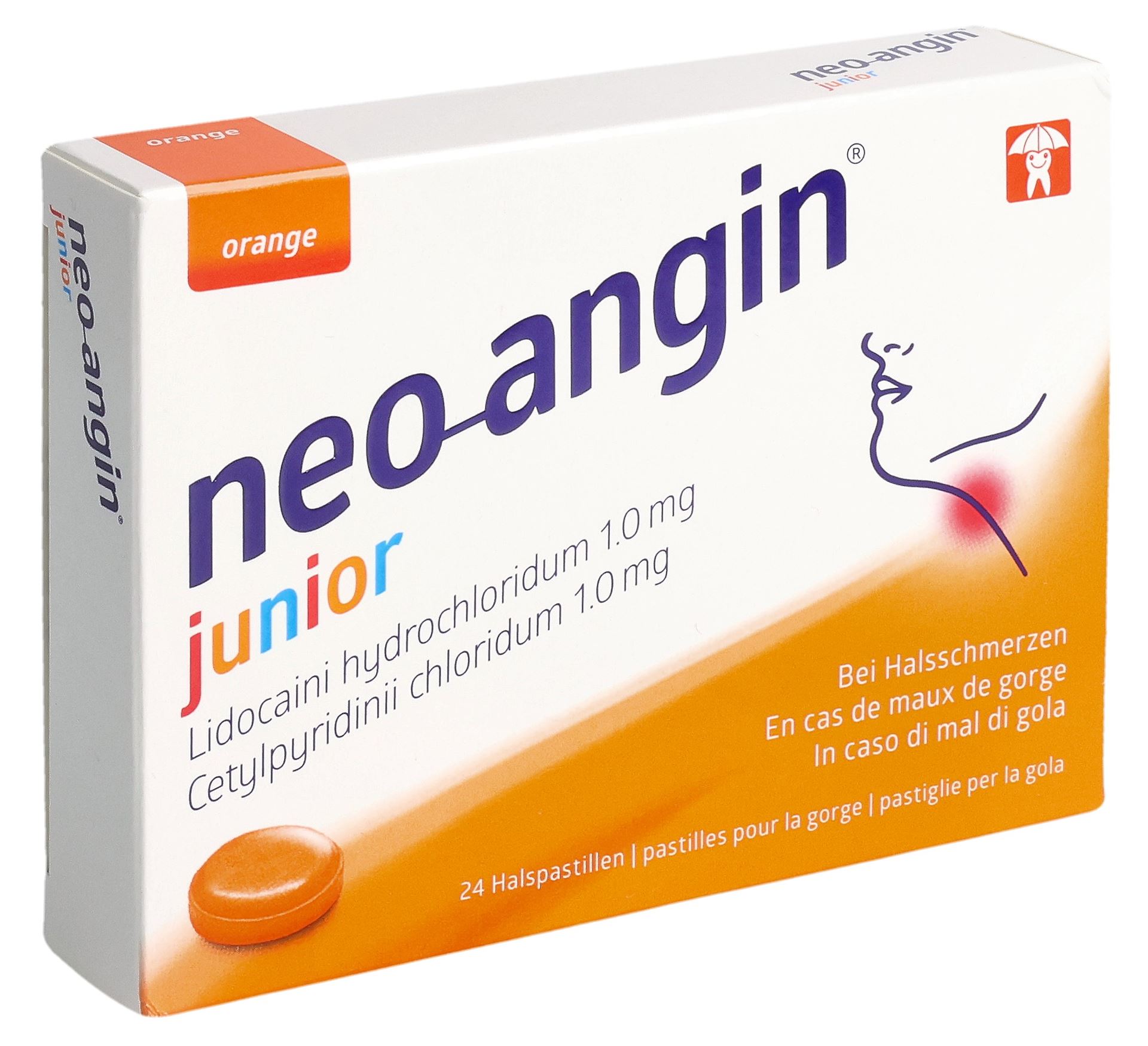 NEO-ANGIN junior Lutschtabl 24 Stk – Bild 2
