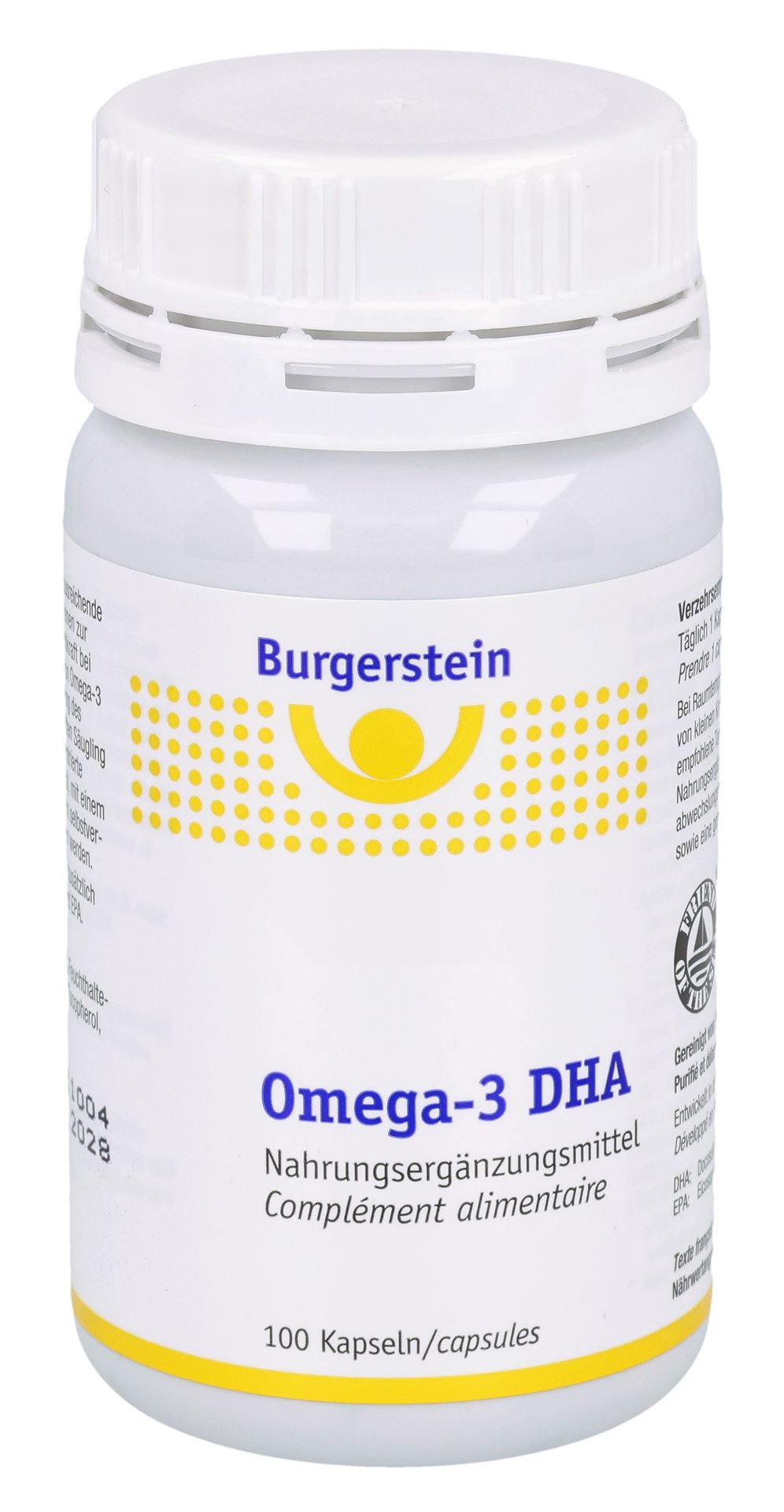 BURGERSTEIN Omega-3 DHA Weichkaps Ds 100 Stk – Bild 2