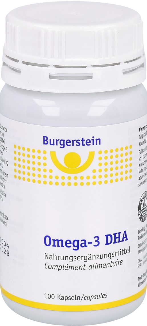BURGERSTEIN Omega-3 DHA Weichkaps Ds 100 Stk