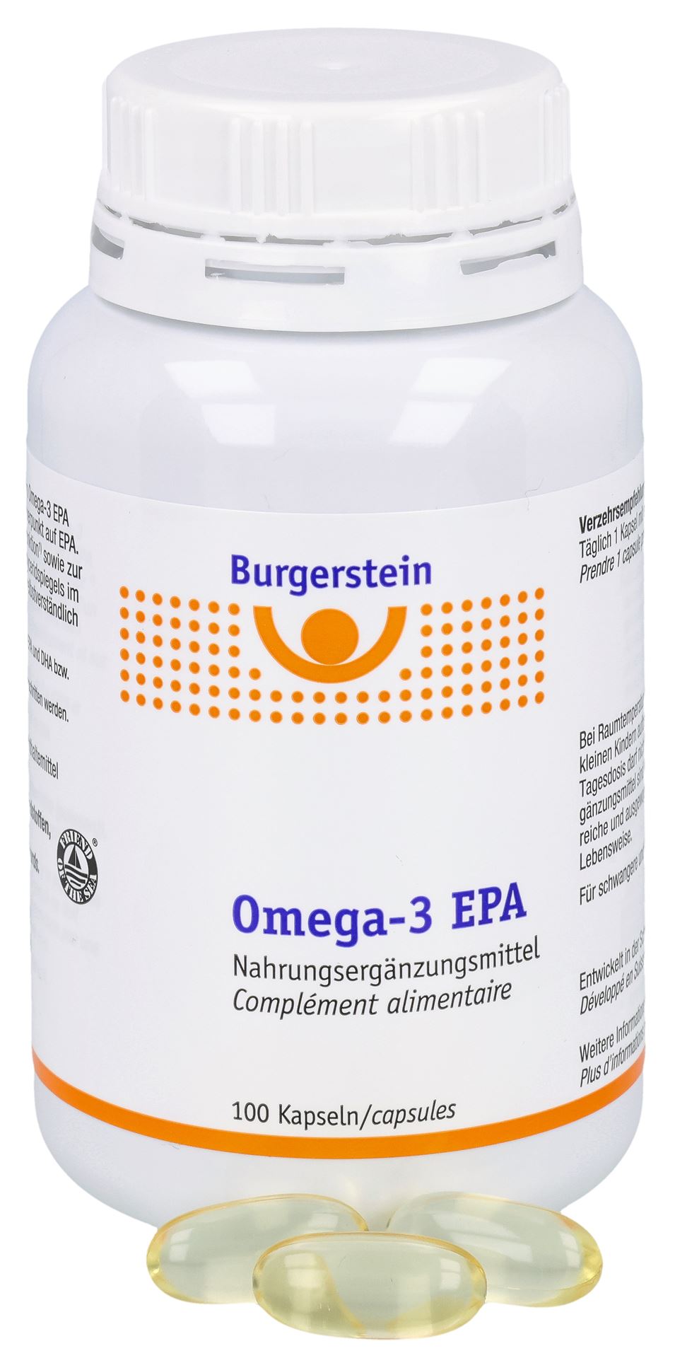 BURGERSTEIN Omega 3-EPA Weichkaps Ds 100 Stk – Bild 3