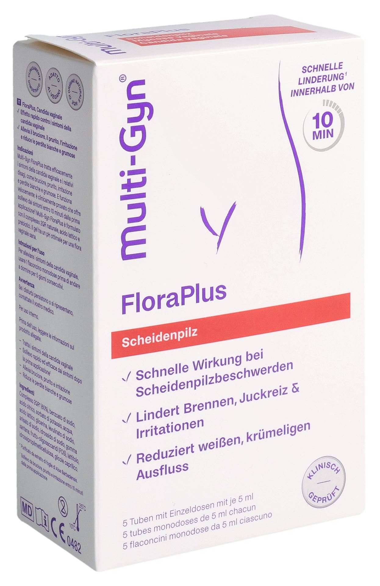 MULTI-GYN FloraPlus Gel Scheidenpilz 5 Tb 5 ml – Bild 2