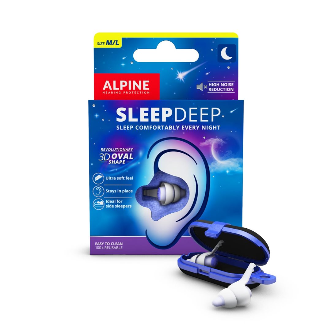 ALPINE Gehörschutzstöpsel SleepDeep 1 Paar – Bild 3
