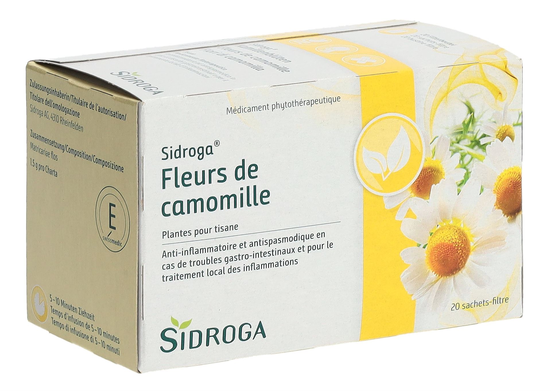 SIDROGA Kamillenblüten 20 Btl 1.5 g – Bild 4
