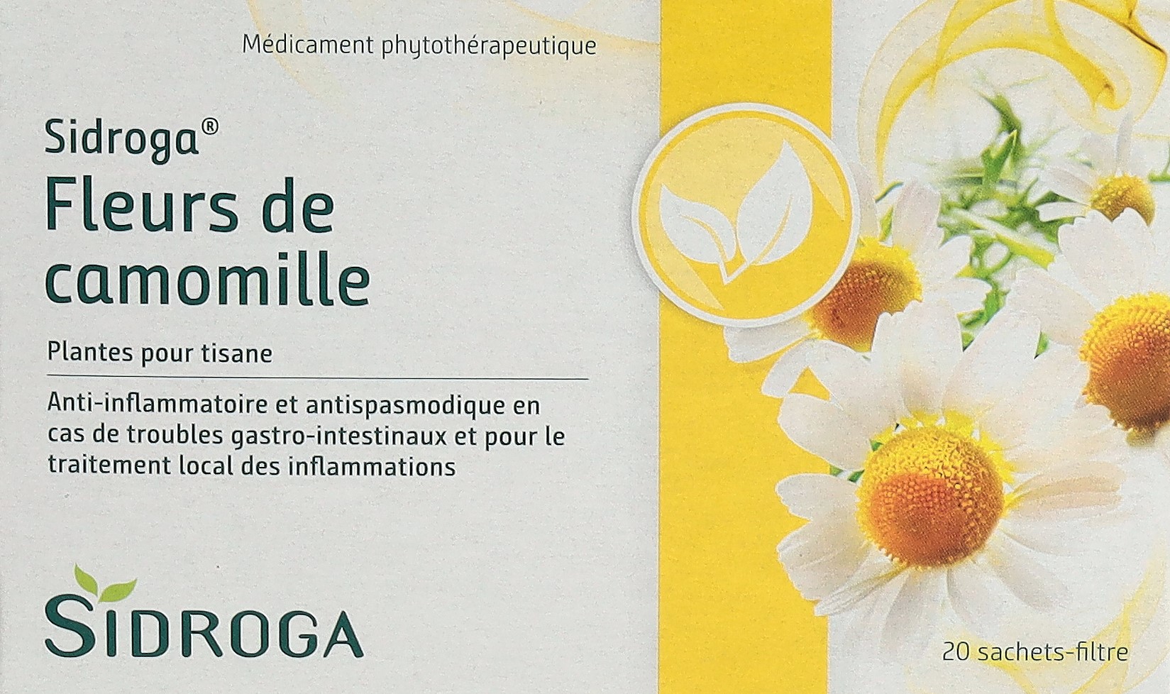 SIDROGA Kamillenblüten 20 Btl 1.5 g – Bild 2