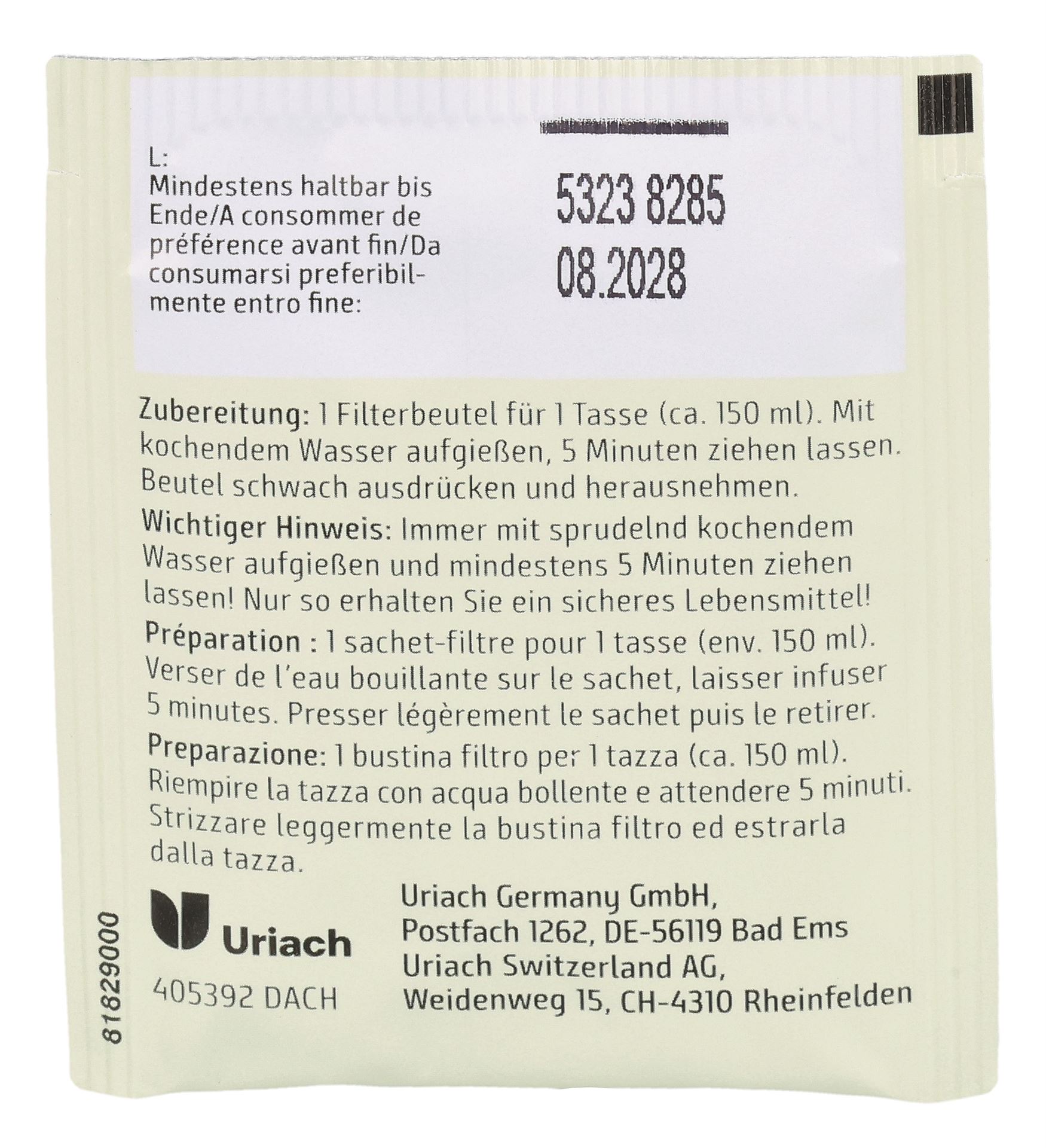 SIDROGA Ingwer-Zitrone Btl 20 Stk – Bild 8