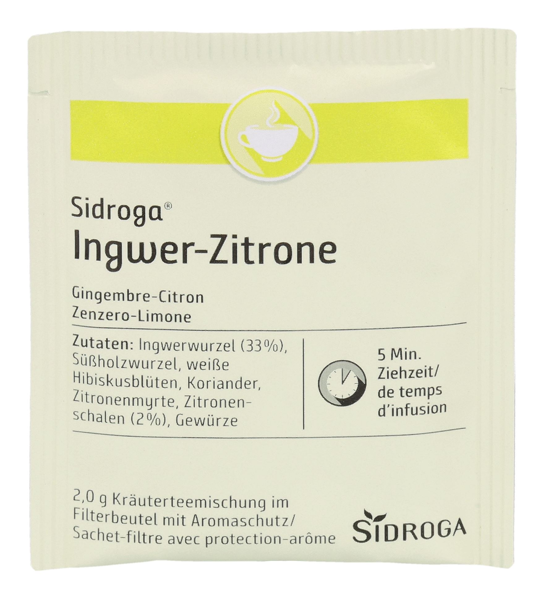 SIDROGA Ingwer-Zitrone Btl 20 Stk – Bild 7