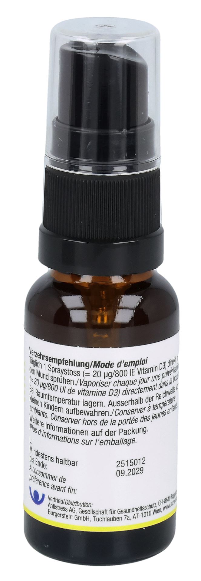 BURGERSTEIN Vitamin D3 800 IE Spr 20 ml – Bild 5